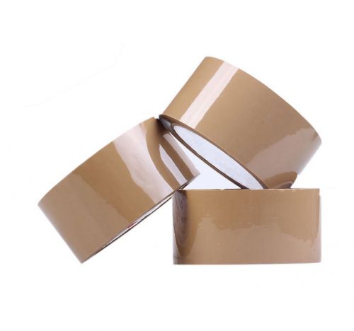 2&#034;x110y 36 rolls strong carton sealing tape &amp; storage packaging tape (tan) for sale