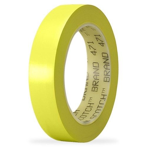 MMM4711YE Marking Tape, Vinyl, 1&#034;x108&#039;, Yellow