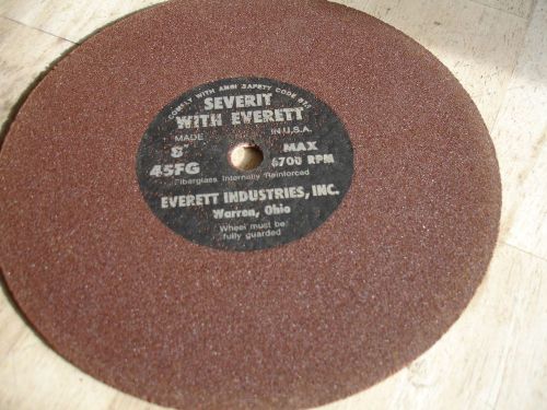 13 Grinding Wheels Severit with Everett 8 1/4 x 1/8 x 1/2 RPM 6700