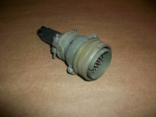 Amphenol ms military connector size 28 shell  28-15 male insert  used for sale