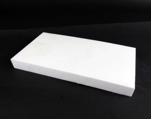 Teflon/PTFE Sheet, Virgin Grade, Natural, 1&#034; x 11-1/2&#034; x 6&#034; (6 lbs)