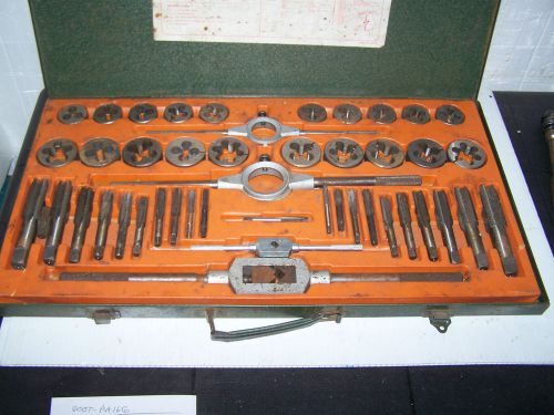 45pc TAP &amp; DIE SET TOOLS--NC &amp; NF SIZES