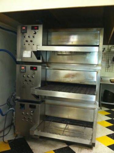 3 Blodgett MG-32 Gas Pizza Ovens