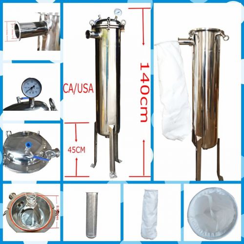 Stainless Steel Bag Filter Housing, , #1 bag, High Pressure, Swing Bolt