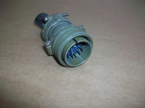 Amphenol ms military connector size 24 shell  24-5pf male insert  used for sale