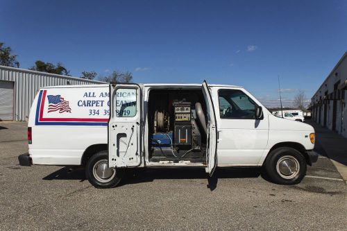 2002 Ford E350 1 Ton Extended Van w/ HydraMaster CDS 4.8 Carpet Cleaning Machine