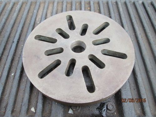 MACHINIST TOOL LATHE 10&#034; Lathe Face Plate 1 1/2&#034; Center