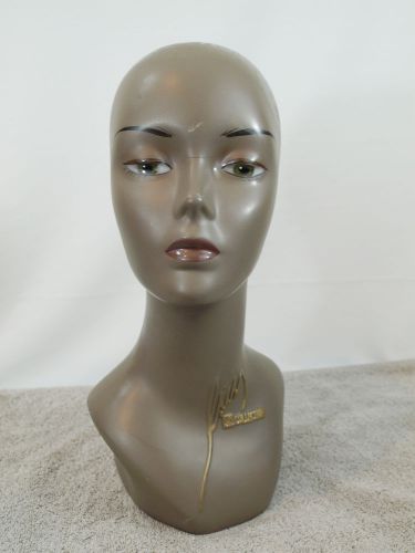 Female mannequin head - wig/hat display - pretty &amp; realistic for sale