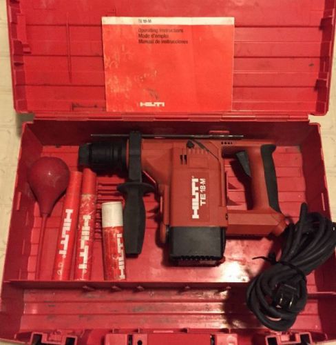 Hilti TE 18-M Hammer Drill With Bits