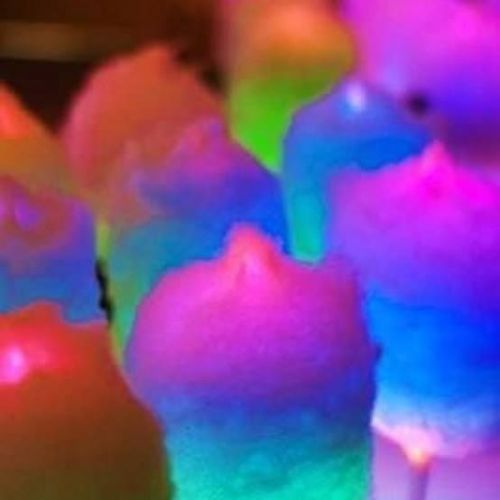 7 function led cotton candy glo cones 50 count for sale