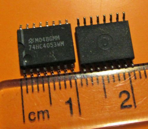 Triple 2 Channel,NSC,74HC4053WM,Single Pole Double Throw Switch,16 Pin,SOIC,