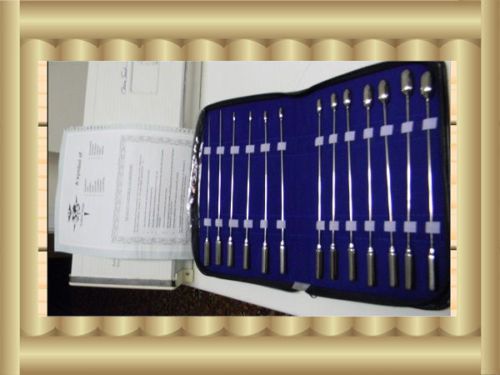 Bakes Rosebud Urethral Sounds set of 13 pcs  German Stainless Steel   L@@K