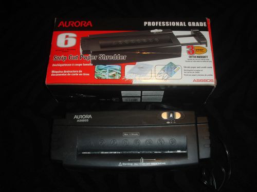 Aurora Professional Grade Strip Cut Paper Shredder