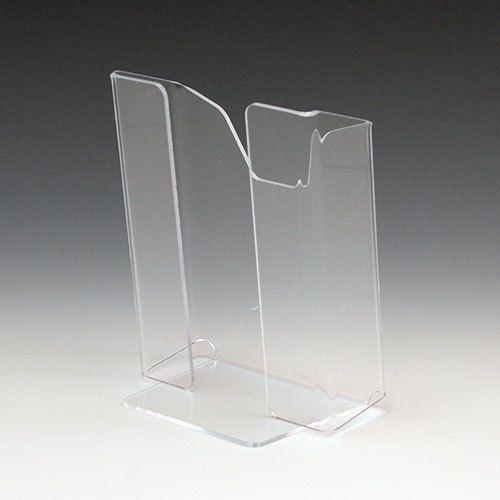 50 Acrylic Brochure Holders - 4.5&#034; wide x 6&#034; tall x 2&#034; deep - .098 Clear Acrylic