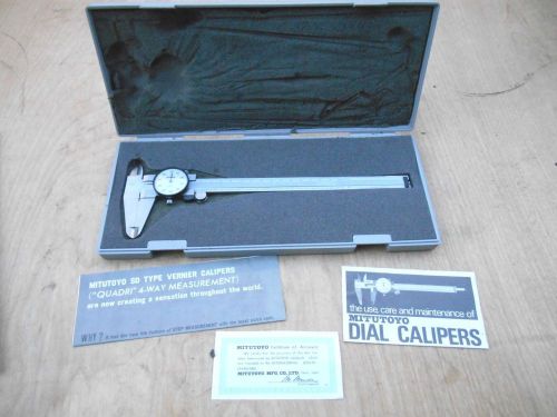 MITUTOYO 505-644 DIAL CALIPERS , 8&#034; , .001&#034;