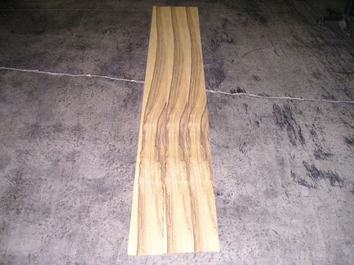 Figured Black Limba Veneer.6 x 109, 3 Sheets.