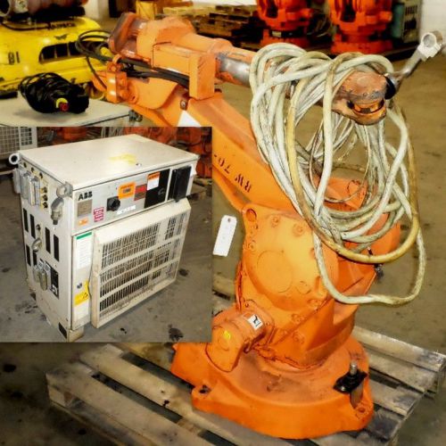 Abb robot arm irb 2400l w/ controller m2000, 24-21996/24-21891 101186 for sale