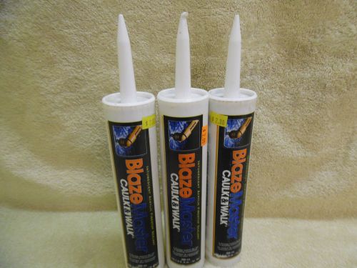 3 Pack - Blazemaster Caulk &amp; Walk Intumescent Acrylic Firestop Sealant