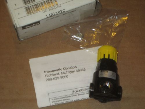 PARKER 14R118FC 1/4&#034; PNEUMATIC AIR REGULATOR *NEW IN A BOX*