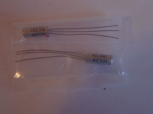 2 MULLARD OC201 OC 201 VINTAGE TRANSISTORS