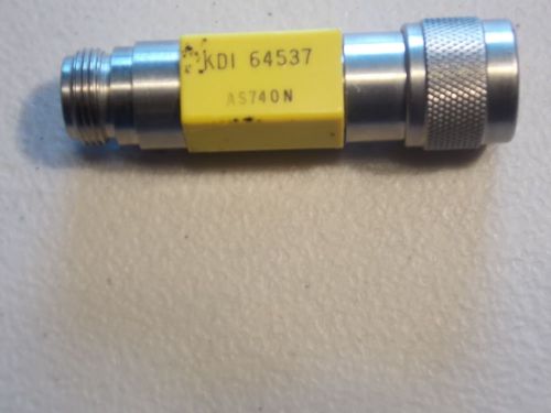 KDI 64537 ATTENUATOR DC- 12.4GHZ 40DB  50 Ohms  2W