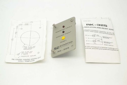 Startco rk-325 neutral ground resistor monitor reset indicator board b408962 for sale