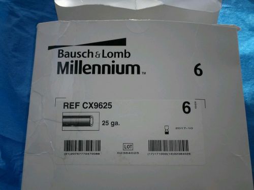 Bausch &amp; Lomb/Storz CX9625 Millennium 25ga INDATE box of 6 units