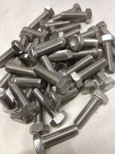 5/8-11 x 2&#034; ss hex cap screw, 40 pcs, f593c for sale