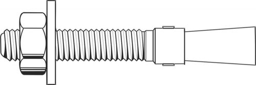 1/2-13x4 1/4 Ultrawedge Anchor UNC Hot Dip Galvanized, Pk 25