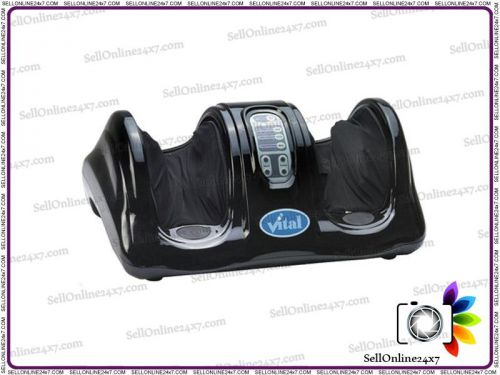 FOOT MASSAGER (BLACK) FOR FEET,ANKLE TOGETHER OR SEPARATELY RELAXES FEET MUSCLES