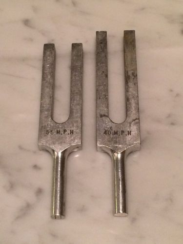 2 Radar Tuning Forks 55 MPH &amp; 40 MPH Tuning Fork - Police Radar Calibration Fork