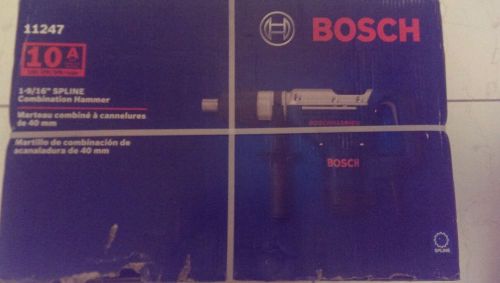 BOSCH 10AMP 1-9/16&#034;SPLINE COMBINATION HAMMER 11247.FACTORY SEALED