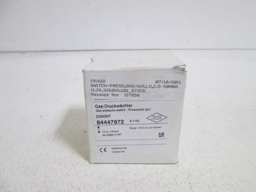 KROM SCHRODER GAS PRESSURE SWITCH DG50NT *NEW IN BOX*