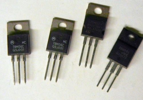 3 TERMINAL VOLTAGE REGULATORS 78M06, SOLD IN LOTS OF 24