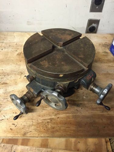 Vintage 8&#034; Cross Slide Rotary Table Craftsman Palmgren Atlas drill Press R#0188