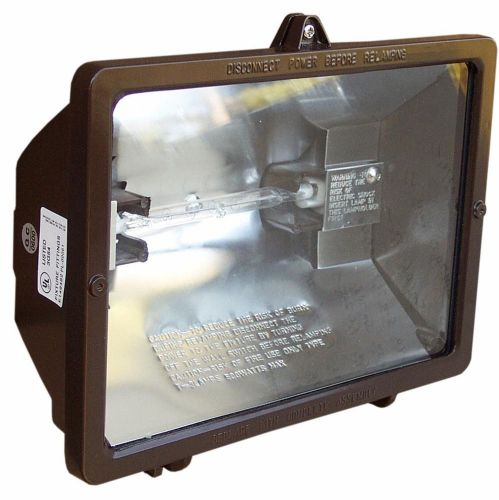 Morris products 120v 300w quartz bronze floodlight in bronze for sale