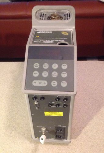 Ametek Jofra Temperature Calibrator 1200SE w/Case, Key, Manual