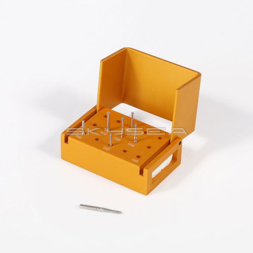 Dental high speed 1.6mm diamond burs odonto pediatria kit with burs holder block for sale