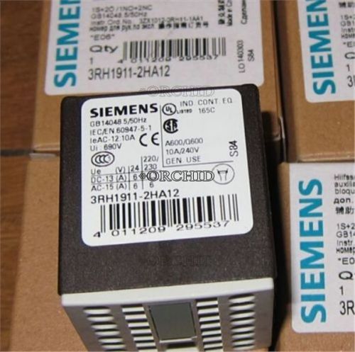 1PCS NEW Siemens auxiliary contact 3RH1911-2HA12