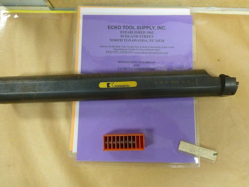 Boring bar s32-mtfnl-4 left hd kennametal tnmg-43_  {w/8 inserts} new$135.00 for sale