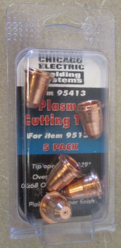 5 piece plasma cutting tips chicago electric item #95413 for item #95136 for sale