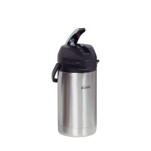 BUNN 32125.0000 2.5 Liter Lever-Action Airpot, Stainless Steel