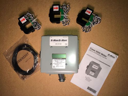 E-Mon D-Mon Class 2000 120/208-240V Three Phase KWH Meter 200 Amp