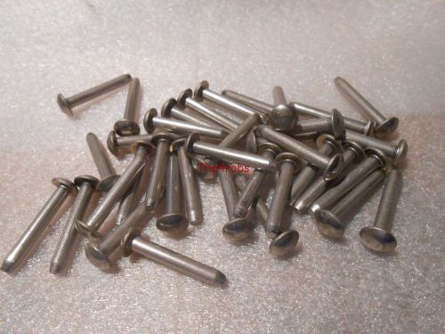 48 Solid Aluminum 1/8 X 3/4 Rivets