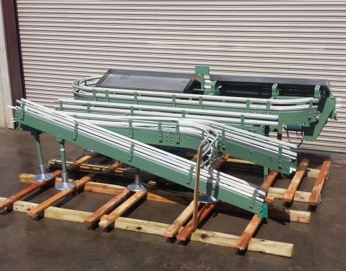 56 feet of 3.25” Nercon Bottle Conveyor, Table Top Bottling Conveyor