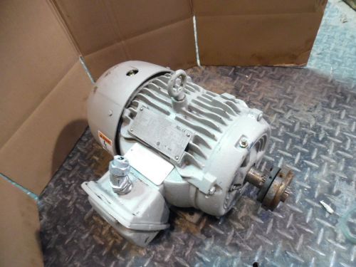 SIEMENS HIGH EFFICIENCY 3HP MOTOR,208-230/460V,RPM 1750/1440,G08T0013SD 17, USED