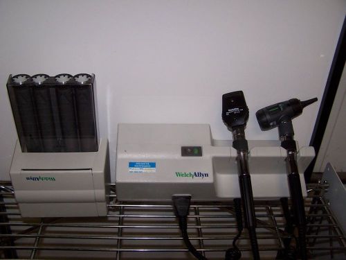 Welch Allyn 767 Transformer + 11710 Head + 74227 Macro Head + Tip Dispenser