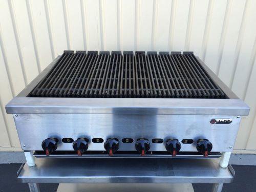 jade  jb-36 supreme restaurant series 36&#034; wide radiant charbroiler - NEW!