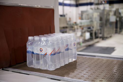 Bottling line for 4000 Bottles 0,5 liter pr. hour.