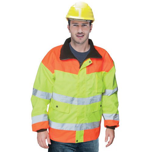 DDX Protective Gear Hi-Viz ANSI Work Jacket - Yellow - Men’s 3XL